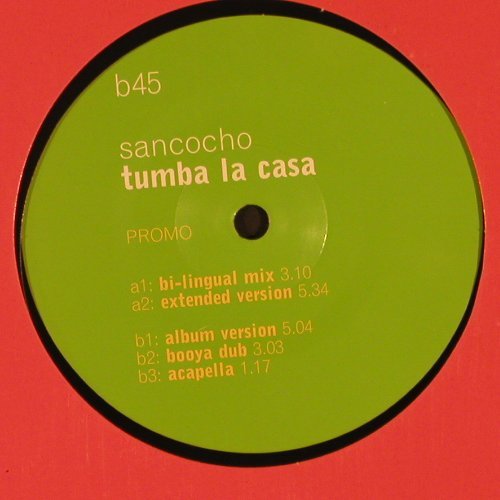 Sancocho: Tumba la casa*4, LC, Promo, b45 / Ritmo Latino(), D, 1997 - 12inch - X8230 - 4,00 Euro