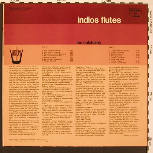 Los Calchakis: Indios Flutes, Arion(6.22659 AO), D, 1975 - LP - X8599 - 5,00 Euro