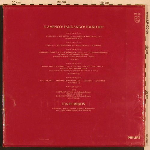 Los Romeros: Flamenco! Fandango! Folklore!, Philips, Box(6747 429), NL,FS-new,  - 2LP - X9912 - 12,50 Euro