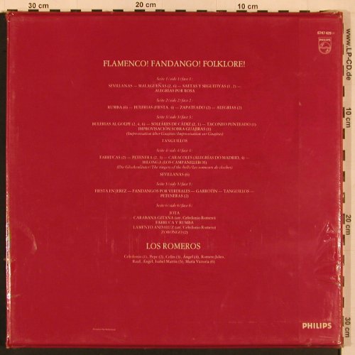 Los Romeros: Flamenco! Fandango! Folklore!, Philips, Box(6747 429), NL,FS-new,  - 2LP - X9912 - 12,50 Euro