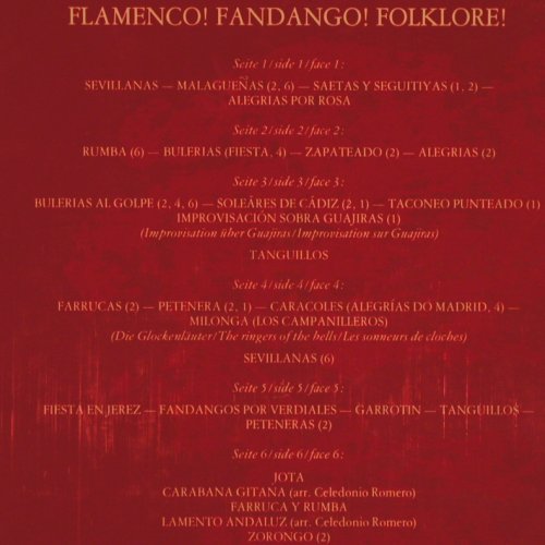 Los Romeros: Flamenco! Fandango! Folklore!, Philips, Box(6747 429), NL,FS-new,  - 2LP - X9912 - 12,50 Euro