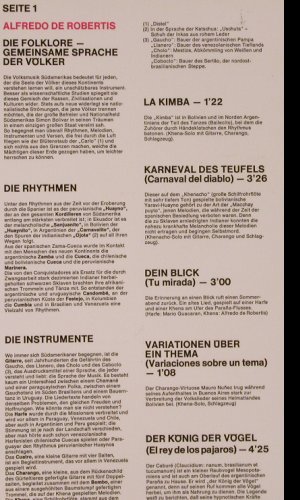 Los Calchakis et Alfredo deRobertis: Toute L'Ameriqe Indienne, Arion(30 D 069), NL, 1971 - LP - Y1777 - 7,50 Euro