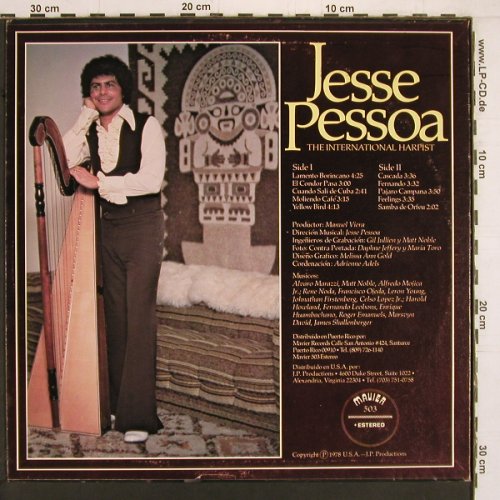 Pessoa,Jesse: The International Harpis, instrum., Mavier(503), PuertoRico, 1978 - LP - Y2016 - 8,00 Euro