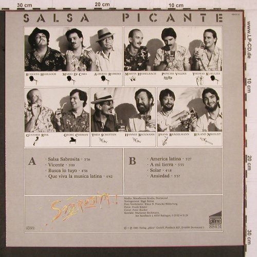 Salsa Picante: Sabrosita!, Pläne(88451 G), D, 1985 - LP - Y2272 - 7,50 Euro