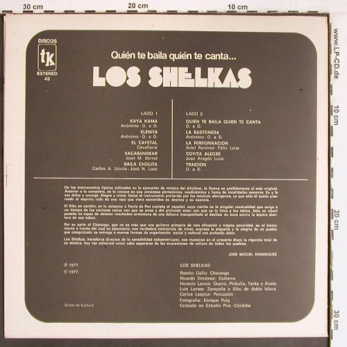 Los Shalkas: Quien Te Baila Quien Te Canta..., TK Discos(), Argentina, 1977 - LP - Y2598 - 7,50 Euro