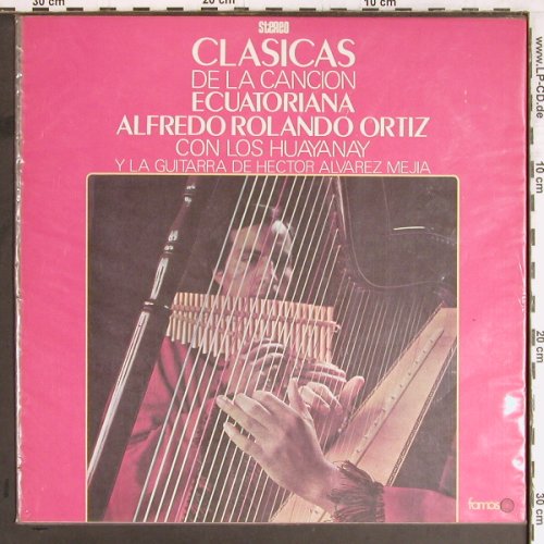 Ortiz,Alfredo Rolando: Clasicas de la Cancion Ecuatorriana, Famoso(ELDF-1023), Ecuador, 1980 - LP - Y2756 - 9,00 Euro