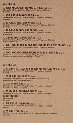 Da Vila,Martinho: Meu Samba Feliz, Tropical(680.011), D, 1986 - LP - Y2833 - 9,00 Euro