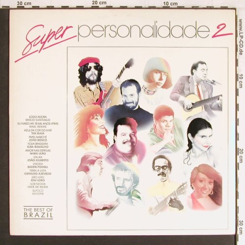 V.A.Super Personalidade: 2, The Best of Brasil, Philips(842 424-1), Brasil, 1990 - LP - Y2928 - 6,00 Euro