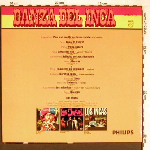 Los Incas: Danza del Inca, Philips(6311 068), D,  - LP - Y4600 - 6,00 Euro