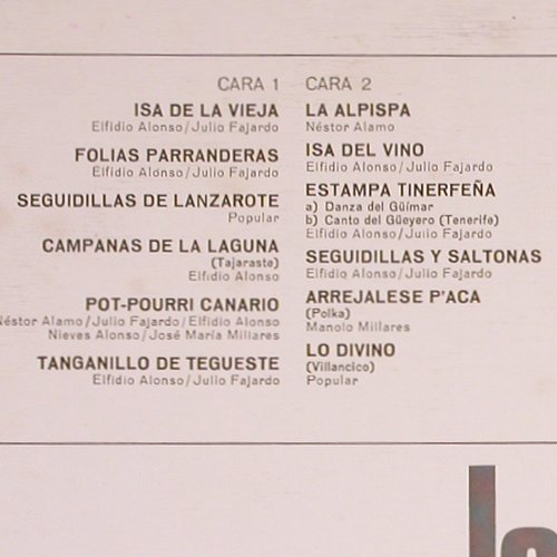 Los Sabandeos: Antologia del Folklore Canario,Vol2, Columbia(CPS 9159), E, 1977 - LP - Y4735 - 7,50 Euro