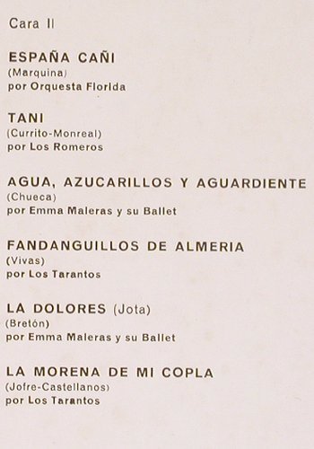V.A.Ole Y Ole: Orquesta Florida, Los Tarantos.., Belter(22.243), E,  - LP - Y4789 - 7,50 Euro