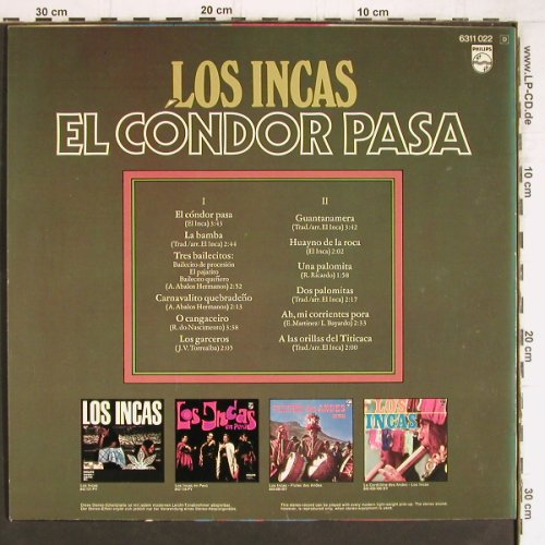 Los Incas: El Condor Pasa, Philips(6311 022), D,  - LP - Y5099 - 6,00 Euro