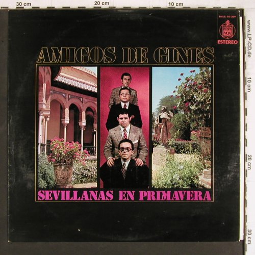 Amigos de Gines: Sevillans en Primavera, m-/vg+, Hispavox (HH (S) 10-389), E, 1971 Typ: LP Best.-Nr.: Y5208 Preis: 7,50 Euro