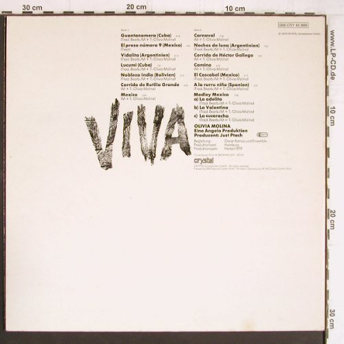 Molina,Olivia: Viva, Foc, m-/vg+, Crystal(066 CRY 45 889), D, 1979 - LP - Y5227 - 5,00 Euro
