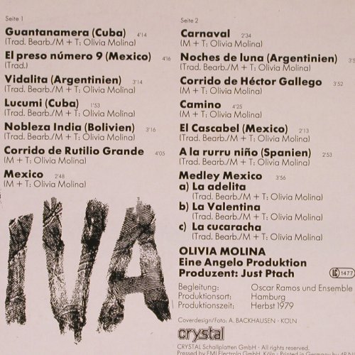 Molina,Olivia: Viva, Foc, m-/vg+, Crystal(066 CRY 45 889), D, 1979 - LP - Y5227 - 5,00 Euro