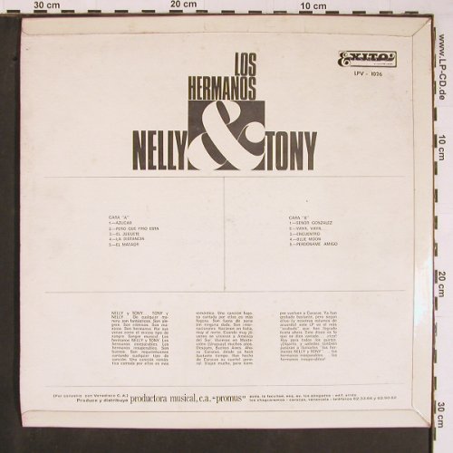 Los Hermanos: Nelly & Tony, vg+/m-, Exito(LPV-1026), Venezuela,  - LP - Y526 - 6,00 Euro