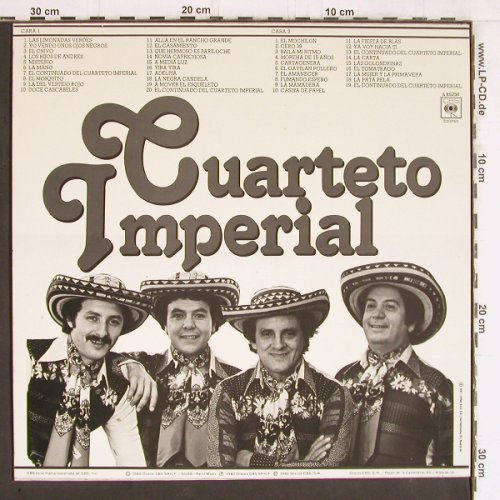 Mas Continuados con el: Guarteto Imperial, CBS(S 85250), E, 1981 - LP - Y5344 - 6,00 Euro