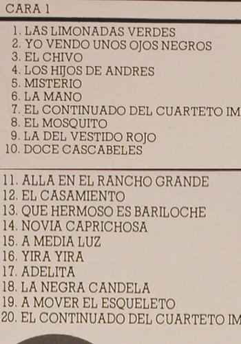 Mas Continuados con el: Guarteto Imperial, CBS(S 85250), E, 1981 - LP - Y5344 - 6,00 Euro