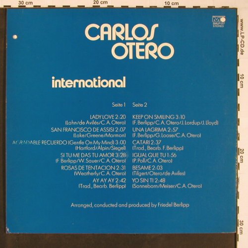 Otero,Carlos: International, Metronome(SMLP 057), D, co, 1972 - LP - Y566 - 7,50 Euro