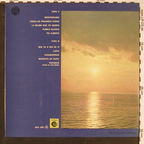 Serrat,Joan Manuel: Mediterraneo, Foc, Novola(NLX-1031), E, 1976 - LP - Y578 - 7,50 Euro