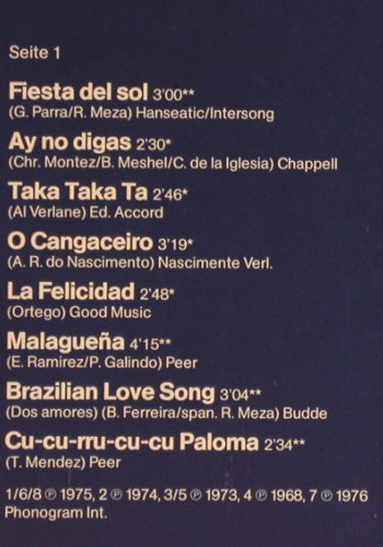 Los Paraguayos: Goldene Serie, Club-Edition, Philips(30 704 1), D,  - LP - Y5929 - 6,00 Euro
