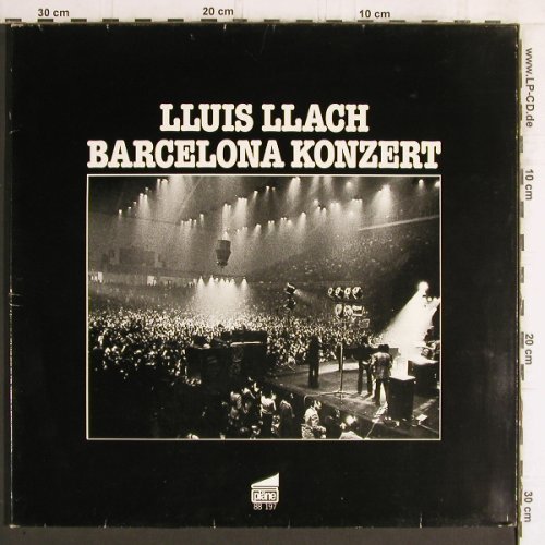 Llach,Lluis: Barcelona Konzert (1976),  Foc, Pläne(88 197), D, 1980 - LP - Y6101 - 7,50 Euro