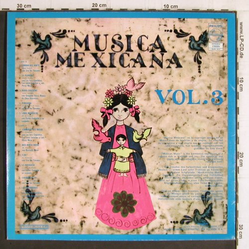 V.A.Musica Mexicana: Vol.3-Trio Los Tucanes...Perez Meza, Philips(15035), MEX, 1971 - LP - Y6268 - 7,50 Euro
