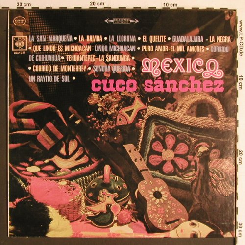 Sanchez,Cuco: Mexico, CBS(DCS 311), MEX, 1978 - LP - Y6839 - 6,00 Euro
