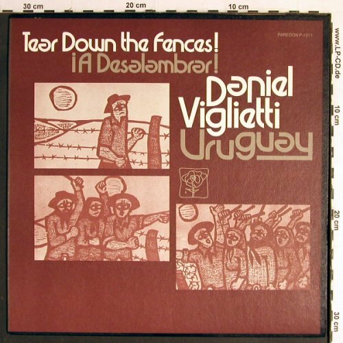Viglietti,Daniel: Uruguay, Tear down the Fences!, Paredon Rec.(P-1011), US,Texte, 1973 - LP - Y6912 - 9,00 Euro