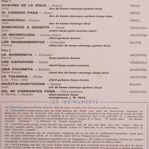 Los Incas: Amerique du Sud, Philips(844.879 BY), F, 1969 - LP - Y6925 - 9,00 Euro