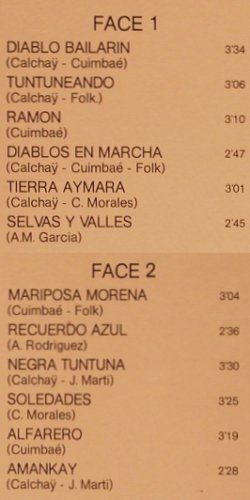 Los Calchakis: Au Pays de la Diablada,Foc-Bolivie, Arion(ARN 34510), F, Vol.10, 1979 - LP - Y7335 - 7,50 Euro