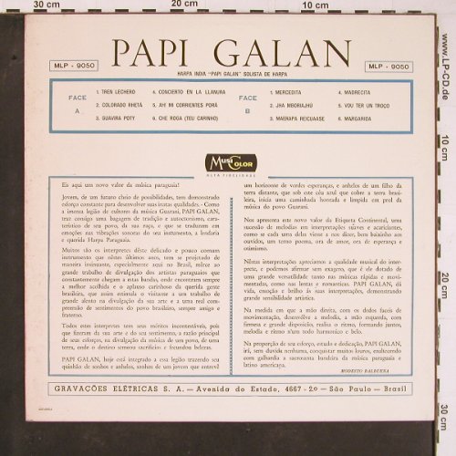 Galan,Papi: Harpa India em Hi-Fi, Musi Color(MLP 9.050), Brasil,  - LP - Y748 - 14,00 Euro