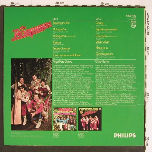 Los Paraguayos: Besame Mucho, Philips(6303 122), D, 1975 - LP - Y7551 - 6,00 Euro