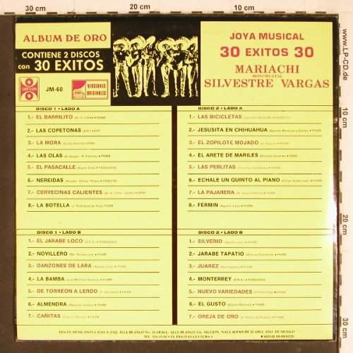 Vargas,Silvestre: Mariachi Monumental, Orfeon(JM-60), MEX, 1985 - 2LP - Y7934 - 9,00 Euro