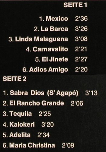 Los Muchachos: Arriva Mexico, Acanta(CC 23.043), D, 1977 - LP - Y7936 - 6,00 Euro