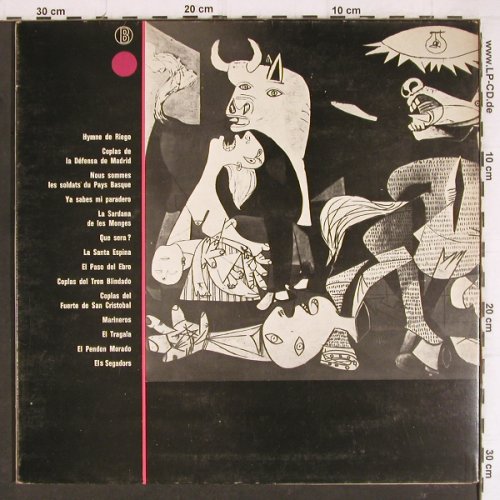 V.A.Chants de la Guerre d'Espagne: Present.de Frederic Rosssif, Foc, Le Chant Du Monde(LDX-S 4279), F, woc, 1963 - LP - Y8003 - 7,50 Euro