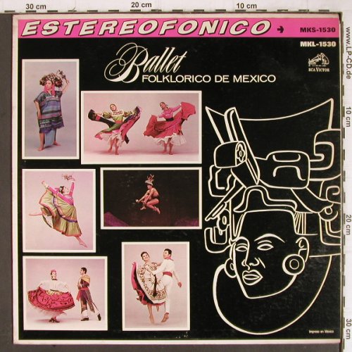 V.A.Ballet Folklorico de Mexico: Los Dioses... Jalisco, RCA Victor(MKL-1530), Mexico,Ri, 1963 - LP - Y8942 - 7,50 Euro