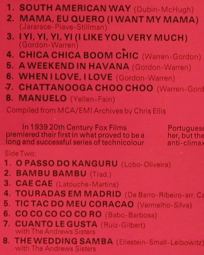 Miranda,Carmen: South American Way, MCA Coral(CDL 8029), UK, Ri, 1975 - LP - Y9947 - 9,00 Euro