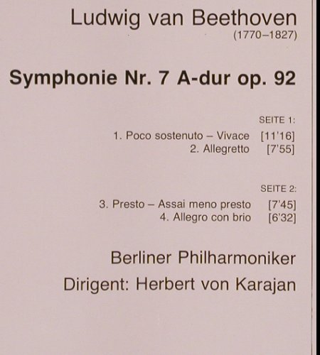 Beethoven,Ludwig van: Symphonie Nr.7 A-dur op.92, D.Gr. Resonance(2535 306), D, Ri,  - LP - K1005 - 7,50 Euro