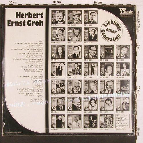 Groh,Herbert Ernst: Lieblinge einer Generation, FS-New, Top Classic(BB 45.022), D,  - LP - K1009 - 7,50 Euro