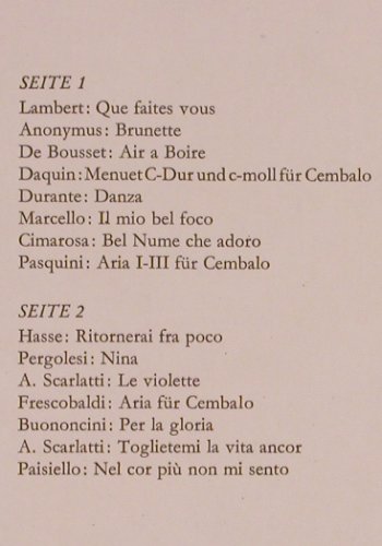 V.A.Museum Musicum - Lieder,Arien: u.Cembalowerke a.Frankreich u.Itali, Colosseum(SM 611), D,  - LP - K1019 - 8,00 Euro