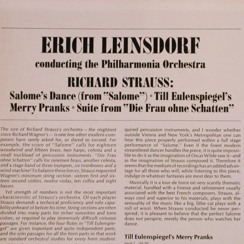 Strauss,Richard: Die Frau ohne Schatten,Suite,Till E, Seraphim(S-60097), US,  - LP - K1031 - 7,50 Euro