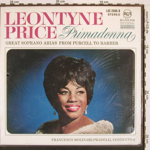 Price,Leontyne: Primadonna,Arias Purcell...Barber, RCA Red Seal (LSC-2898-B), D, FS-New, 1966 Typ: LP Best.-Nr.: K1035 Preis: 14,00 Euro