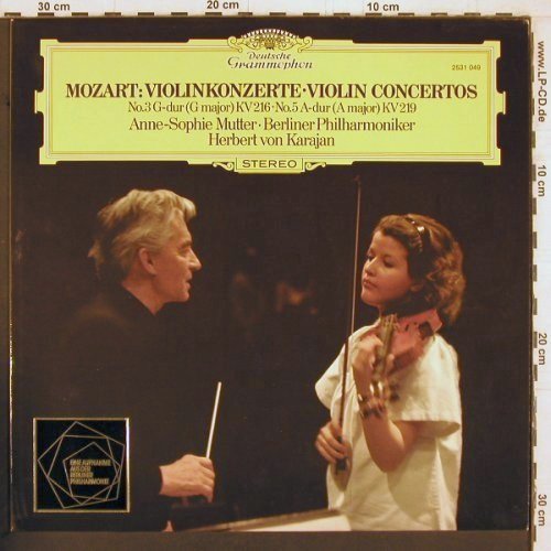 Mozart,Wolfgang Amadeus: Violinkonzerte Nr.3 & 5, D.Gr.(2531 049), D, 1978 - LP - K1046 - 6,00 Euro