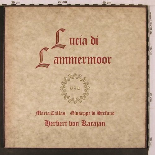 Donizetti,Gaetano: Lucia di Lammermoor, Box, BJR Records (BJR 133-3), US, Mono Typ: 3LP Best.-Nr.: K1052 Preis: 45,00 Euro