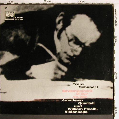Schubert,Franz: Streichquintett C-Dur op.163, Electrola (E 80 045), D, Mono Typ: LP Best.-Nr.: K1060 Preis: 9,00 Euro