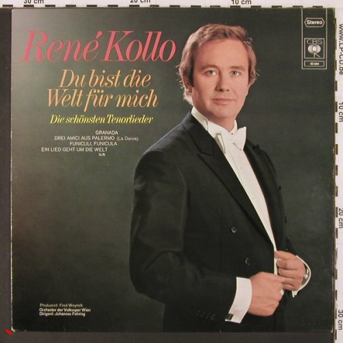 Kollo,Rene: Du Bist die Welt für mich, CBS(65 684), NL, 1974 - LP - K106 - 6,00 Euro