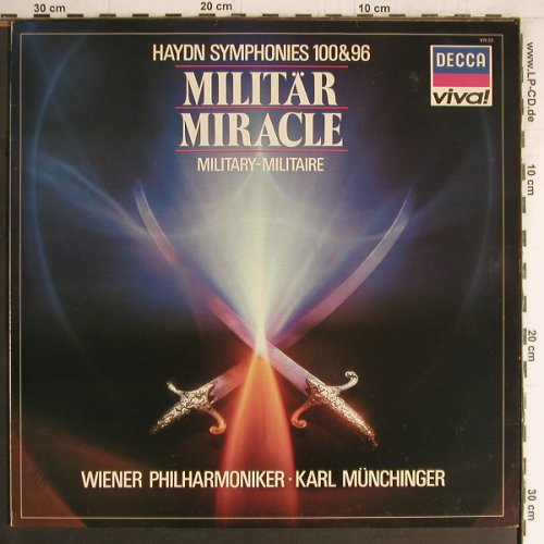 Haydn,Joseph: Sinfonien Nr.100 & 96, Decca Viva (VIV 23), UK, Ri, 1982 Typ: LP Best.-Nr.: K1079 Preis: 6,00 Euro