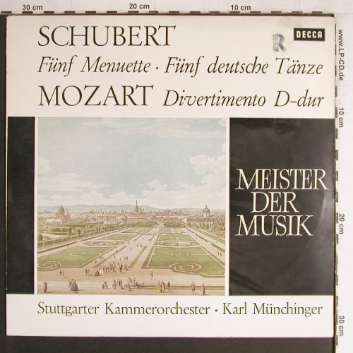 Schubert,Franz / Mozart: Fünf Menuette.. / Diversimento, Decca Meister der Musik (MD 1044), D, R stoc Typ: LP Best.-Nr.: K1083 Preis: 6,00 Euro