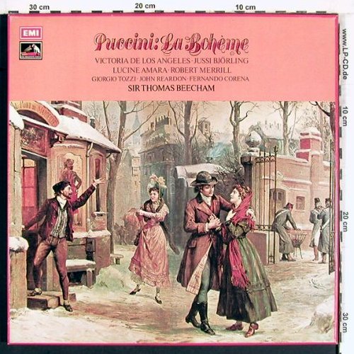 Puccini,Giacomo: La Boheme, Box, ital. Libretto, EMI (SLS 896), UK Typ: 2LP Best.-Nr.: K1099 Preis: 11,50 Euro